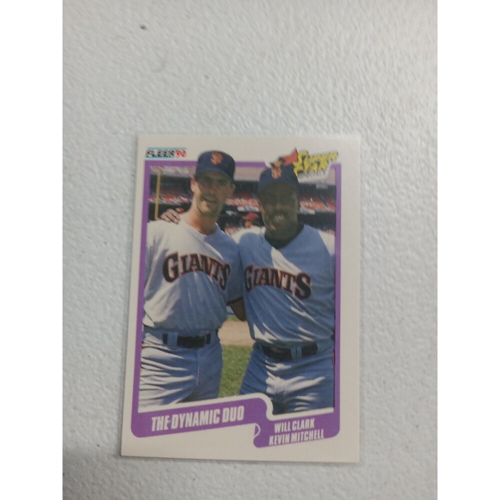 1990 Fleer - Super Star Specials Will Clark, Kevin Mitchell #637